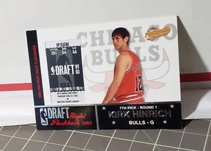 ROOKIE Kirk Hinrich🏀2004-05 Fleer⚡Draft Night Flashback⭐2003 AUTHENTIX #DNF-KH - Picture 1 of 6