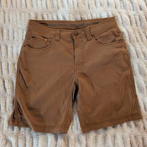 Prana Shorts Herren 32X9L Brion Shorts Klettern Wandern Outdoor Stretch Clay - Bild 1 von 5