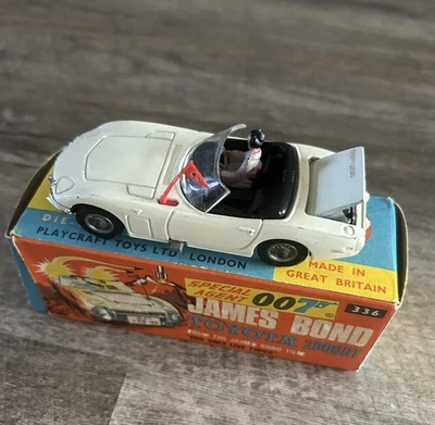  1960's Vintage Corgi James Bond 007 Toyota 2000GT #336, "You Only Live Twice." - Image 1 of 4