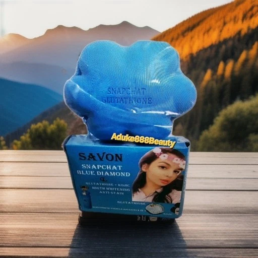 SNAPCHAT SOAP DIAMOND BLUE GLUTATHIONE & KOJIC 200g