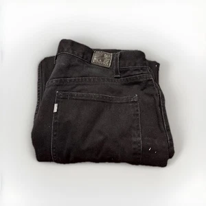 Jeans Levi's Silver Tab Nero Uomo Taglia 36X28 Vernice Splatters Retro Baggy Fit - Foto 1 di 21