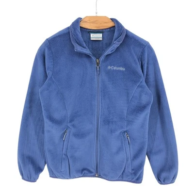 COLUMBIA Kid's Girl's Zip Cardigan Jumper Fleece Size M - (10/12 y. o.) - Image 1 of 4