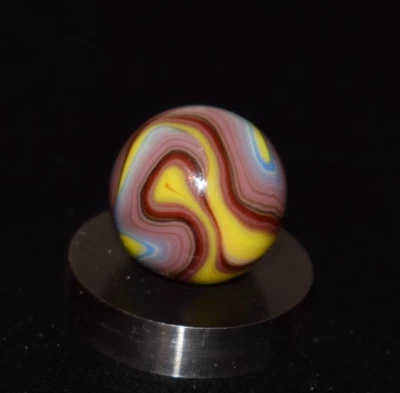 💥Beautiful JABO🤠West Virgina Marble Collectors Club Run Size .703"=45/64" Mint - Image 1 of 4