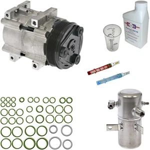 For Ford Bronco F-150 F-250 F-350 Omega AC Compressor w/ A/C Repair Kit - Picture 1 of 2