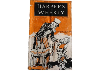 Harper’s Weekly – November 13, 1915 – Uncle Sam/New Battleship - Image 1 of 4