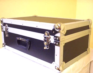 Universal Koffercase schwarz 60 x 40 x 26 cm Transportkoffer Koffer Flightcase - Picture 1 of 9
