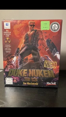Duke Nukem 3D: Atomic Edition (MAC, 1997) Rare Big Box Mac New Factory Sealed - Image 1 of 4