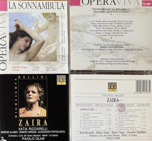 Bellini extracts: Sonnambula (Callas)/Zaira (Ricciarelli)/Puritani (Alvarez)3CDs - Bild 1 von 2