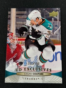 2011-12 UPPER DECK SERIES 1 LOGAN COUTURE UD EXCLUSIVES #ED 37/100 - Picture 1 of 2