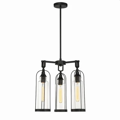 Eurofase Lighting - Yasmin - 3 Light Outdoor Pendant in Vintage Style 17.75 Foto 1 de 4