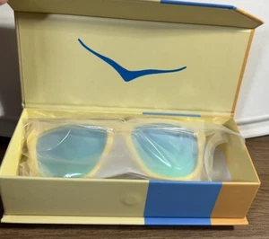 HOKA Polarized Sunglasses Yellow Unisex Fly Human Fly Limited Edition New - Picture 1 of 7