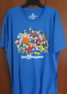 New Disney Parks Mickey & Gang Tee XXL Cotton & Polyester Chest 53 Length 30.5 - Picture 1 of 5