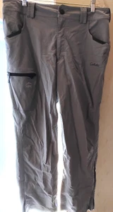 Cabela's XPG Hiking Pants Mens 34x30 Gray Cargo Utility Travel Pants - Picture 1 of 2