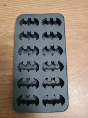 Batman Silicone Ice Cube Tray Mold, Chocolate, Soap, Resin, Crafts, Candy, Chalk - Image 1 of 2
