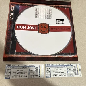2005-2006 Bon Jovi Original Have a Nice Day Tour Concert Program W/Tickets - Picture 1 of 5