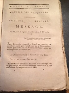 BAIL DES SALINES DES DÉPARTEMENTS DE L'EST.1799. - Imagen 1 de 3