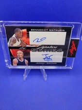 2023 LEAF SIGNATURE SERIES JEREMY SOCHAN,BENNEDICT MATHURIN RC DUAL AUTO SP# 1/1