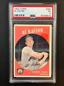 1959 Topps Al Kaline #360 - PSA 5 - Picture 1 of 2
