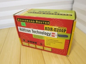 Vintage Addtron Technology ROUTEUR HAUT DÉBIT ADR-E200P 4 ports 10 100 Mbps Ethernet - Photo 1/15