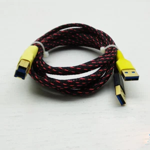 Dual headed OCC silver plated USB 3.0cable separate Signal and Power, WBT solder - Picture 1 of 8