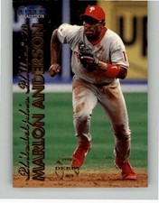 1999 Fleer Tradition #105 Marlon Anderson Millennium Good Condition