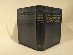 Guide Bleu Portugal Madere Acores Hachette Paris ~ Vintage 1960 Tourist Maps - Picture 1 of 8