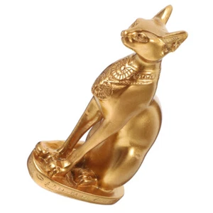 Egyptian Cat Miniature Egyptian Goddess Cat Figurine Cat Goddess Statue - Picture 1 of 12