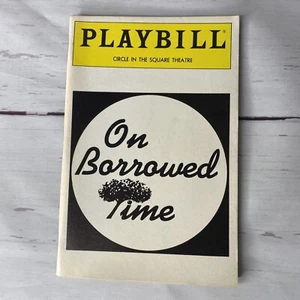 Circle In The Square Theaterspielzettel - Zur geliehenen Zeit Dezember 1991 ersetzen - Bild 1 von 9