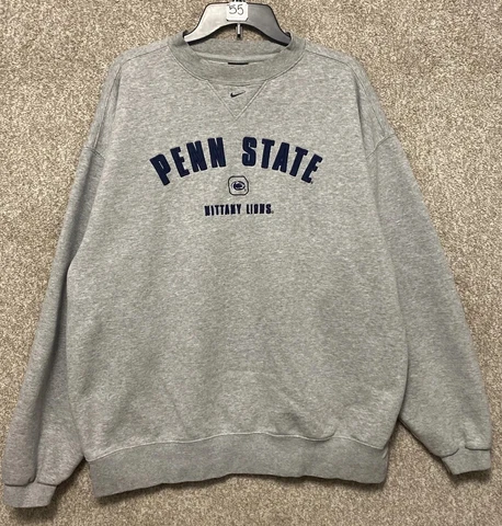 Vtg Penn State Nittany Lions Nike Center Swoosh Crewneck Sweatshirt Size Large Cover