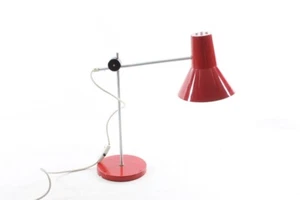 Alte Schreibtischlampe rot RetroTischleuchte Lampe old vintage - Bild 1 von 10