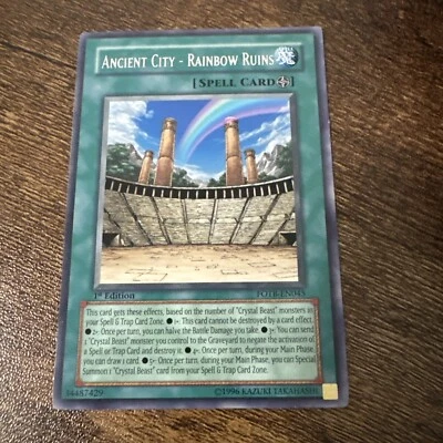 Yu-Gi-Oh! TCG Ancient City - Rainbow Ruins Force of the Breaker FOTB-EN045... - Image 1 of 2