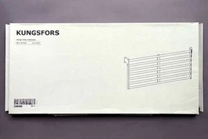 IKEA KUNGSFORS WALL RACK STAINLESS STEEL 803.349.19 EHLEN JOHANSSON NEW open box - Picture 1 of 12