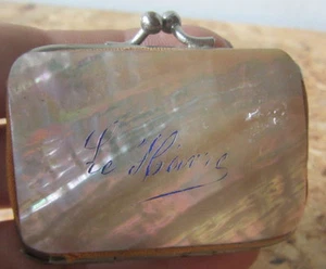 Antico borsellino  - oggetto da vetrina! Madreperla! primi '900 - Picture 1 of 6