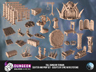 Donjon Scenery Scatter Terrain Pathfinder 40k AOS Warhammer DND Dragons Fantasy