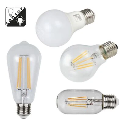LED Leuchtmittel E27 290-1050lm mit Dämmerungs-Sensor-Schalter Glüh-Lampe Birne - Bild 1 von 3