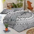 Handmade Cotton Indian Mandala Duvet Cover With Two Pillowcases Bedding Coverlet