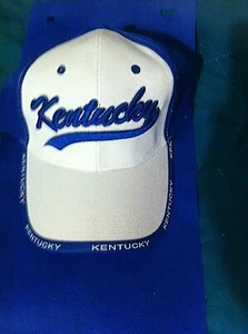 Gorra de béisbol Kentucky bordada azul talla única ajustable - Imagen 1 de 6