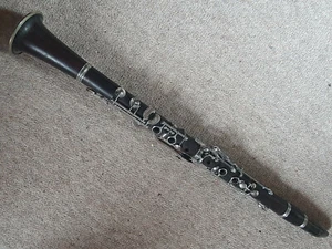 old wooden Bb (?) Clarinet with 4 rings Albert System "Otto Knoll Ludwigshafen" - Picture 1 of 12