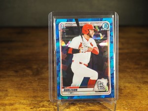 2020 BOWMAN DRAFT CHROME SAPPHIRE ALEC BURLESON #BD-45 St Louis Cardinals