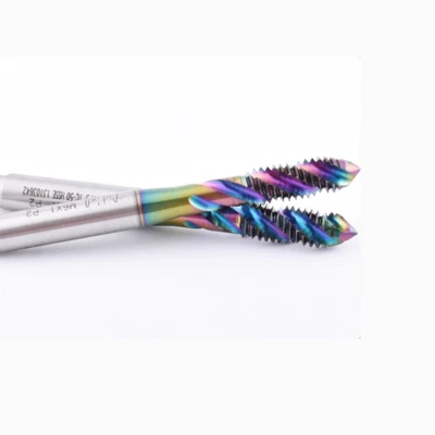 2pc M10 Combination Drill Tap Tip Tap Bit Set Nano Blue Coated Screw Tapping - Image 1 of 4