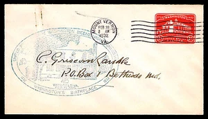 FUNDA DE CUMPLEAÑOS BICENTENARIO POSTAL U525 EN WASHINGTON (ESP#3954) - Imagen 1 de 1