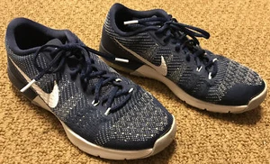 Mens Nike Air Max Typha Flywire /Navy Blue /Training Shoes /820198-401 /Sz 8 - Picture 1 of 7