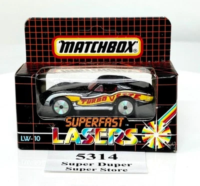 Matchbox - Superfast - Lasers - LW-10 - Turbo Corvette - 1986 - Caixa lacrada - Imagem 1 de 4