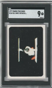1977 Panini Sticker Star Wars #163 Firing at TIE Fighter SGC 9 Mint - Bild 1 von 2