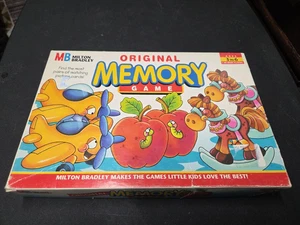 Milton Bradley the Original Memory Game 1990 Complete Ages 3-6 Educational Fun - Picture 1 of 3