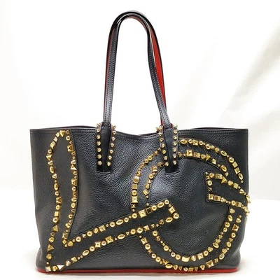 NO TARIFF Christian Louboutin Tote Bag Black Leather 3981683 - Image 1 of 4