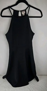 Casual Halter Aline Dress Womens Size Medium Black Stretch Mossimo Dress: 2015 - Picture 1 of 10
