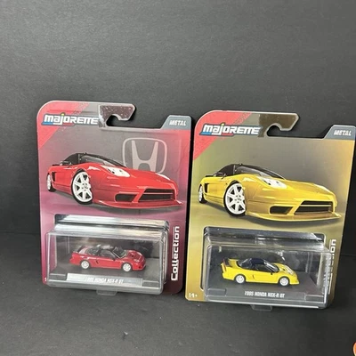 Majorette Collection Series  1995 HONDA NSX-R GT Yellow Red - Image 1 of 3