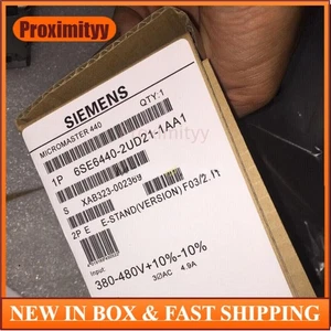 New Siemens 6SE6440-2UD21-1AA1 6SE6 440-2UD21-1AA1 MICROMASTER440 without filter - Picture 1 of 1