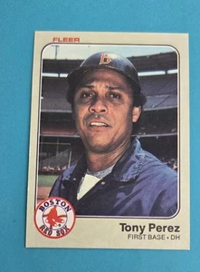 1983 Fleer #191 Tony Perez Boston Red Sox BASEBALL Card 4E - Picture 1 of 2